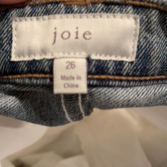 Joie Gracelyn Borderline White Blue High Rise Jean - Picture 7 of 11